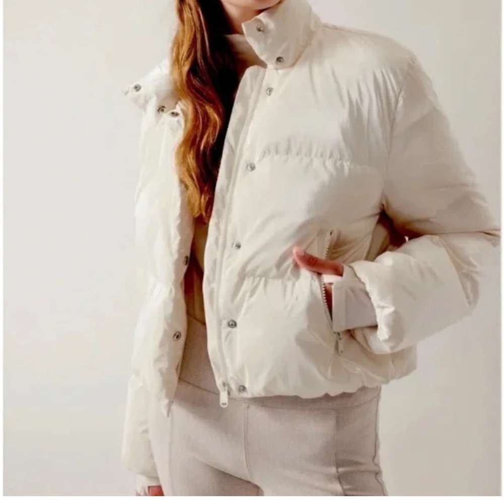 Athleta Summit Down Shine Waterfowl Feathers Puffer Jacket Size 2X NWT